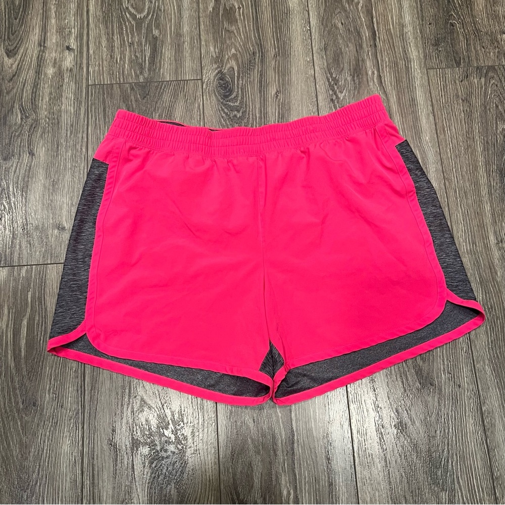 🍎 3/$30 Ideology Neon Pink and Heathered Grey Athletic Shorts